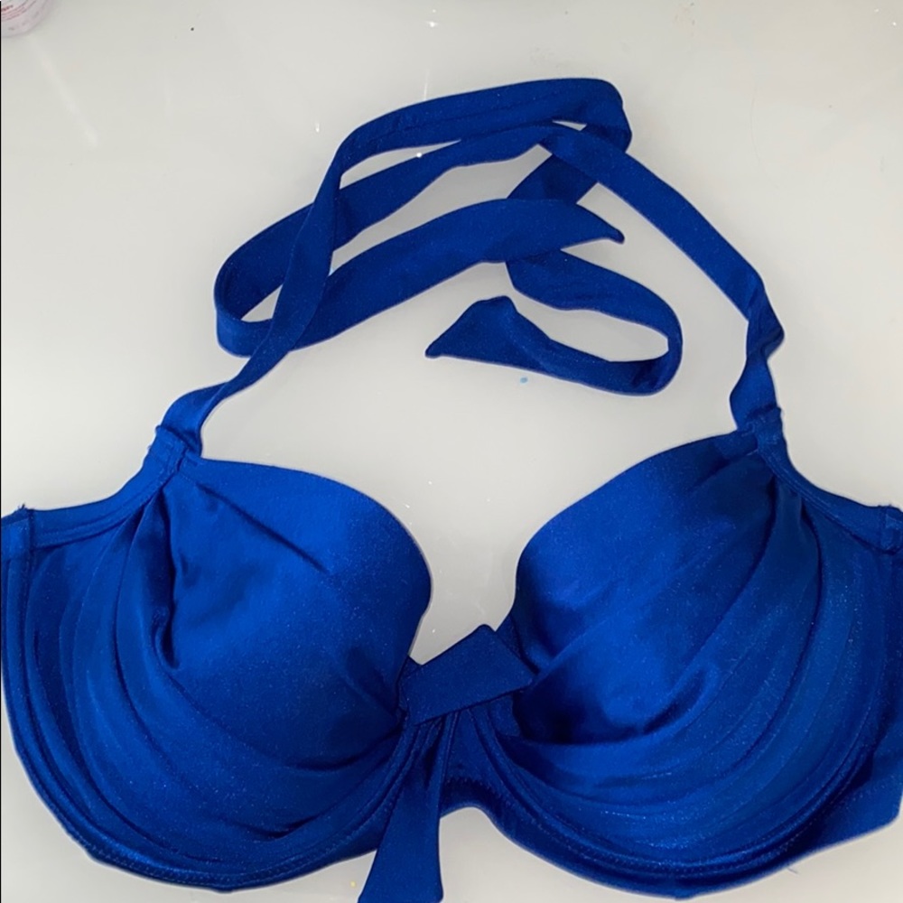 BLUE BIKINI TOP